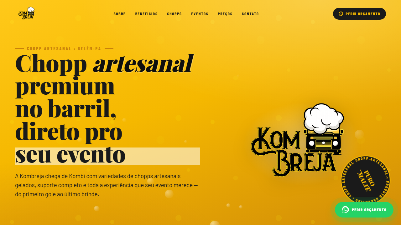 Kombreja — Chopp Artesanal Premium